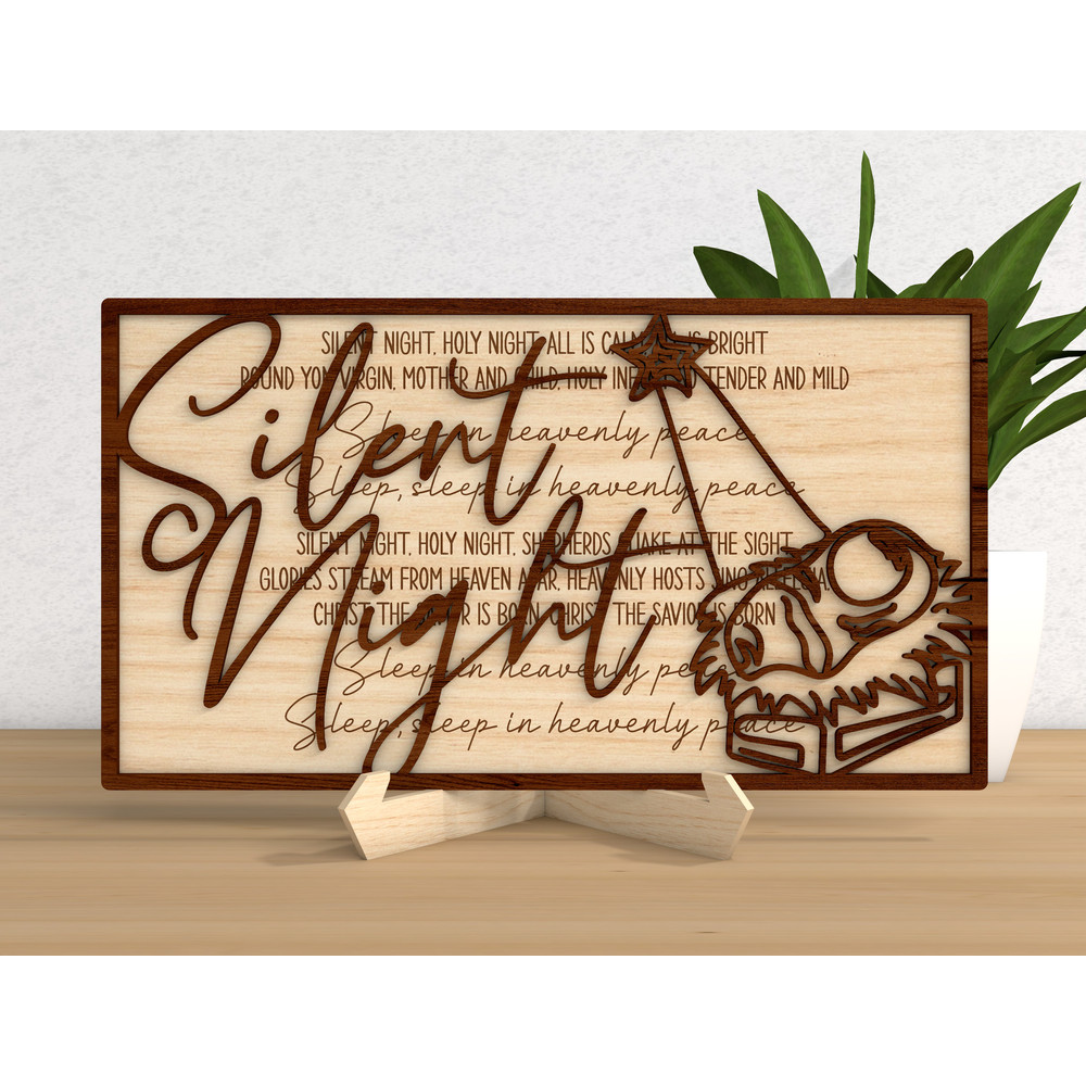 Nativity Standing Decor Amazing Grace Svg Nativity Scene SvgMary Did You Know Svg Religious Svg Christmas Decor SVG 3