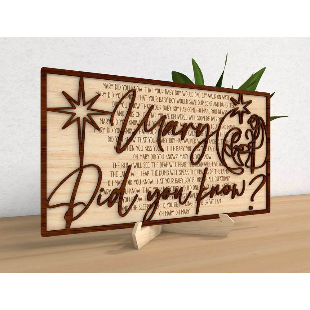 Nativity Standing Decor Amazing Grace Svg Nativity Scene SvgMary Did You Know Svg Religious Svg Christmas Decor SVG 6