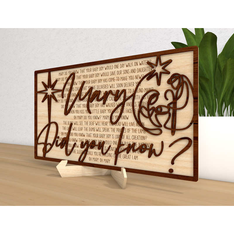 Nativity Standing Decor Amazing Grace Svg Nativity Scene SvgMary Did You Know Svg Religious Svg Christmas Decor SVG 7