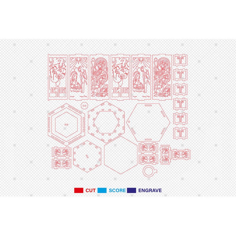 3D Jesus Lantern Laser Cut File Bible Verse Lantern Svg Religious Lantern Svg Christian Jesus Candl 1