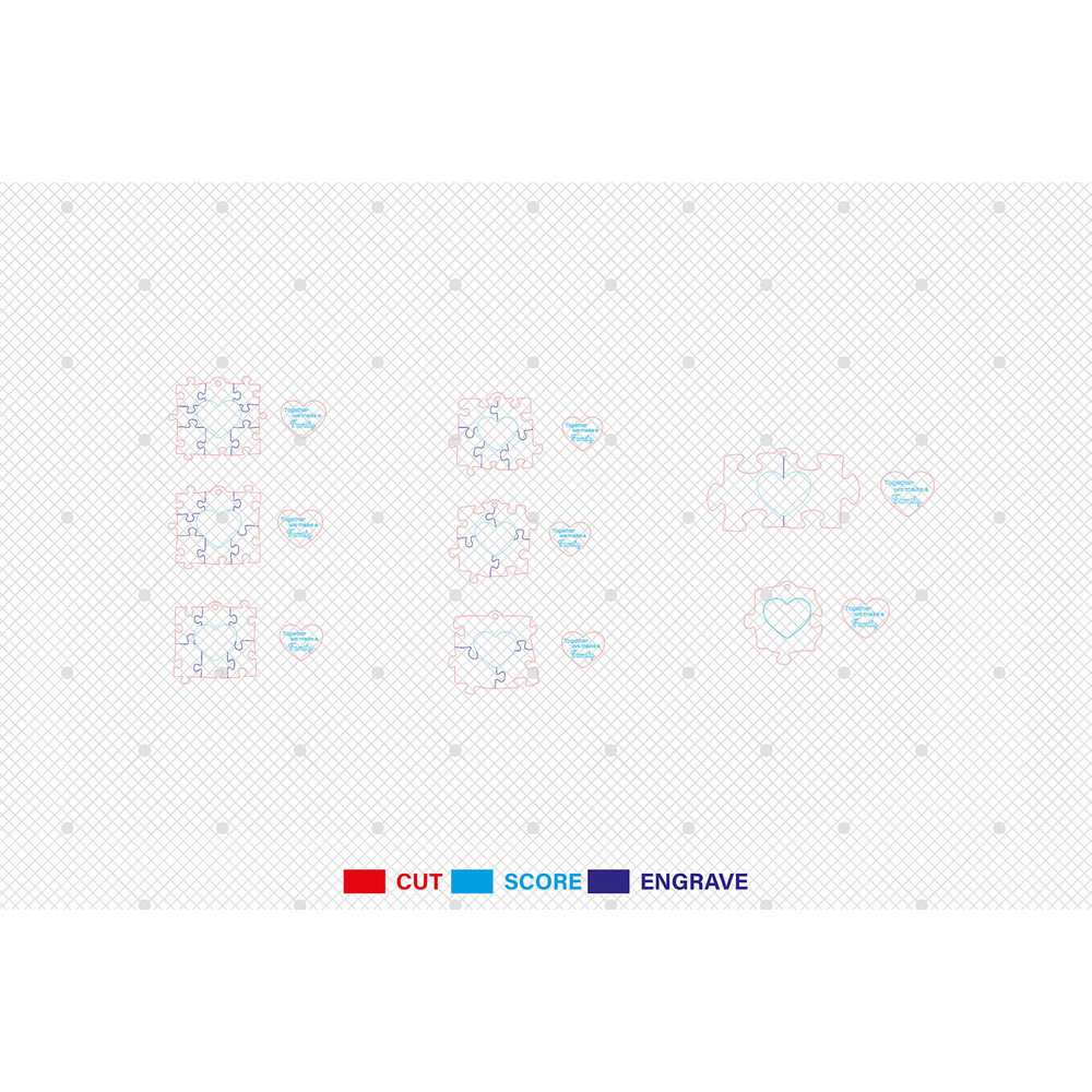 Personalized Puzzle We Make A Family Ornament Svg Family Puzzle Pieces Svg Christmas Ornament Svg C 1