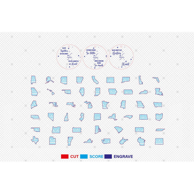 Personalized Bestie Long Distance Ornament Svg Bestie Ornament Svg Christmas Ornament Svg Christmas 1