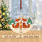 Personalized First Christmas As A Family Of Three Ornament Svg Christmas Fox Family Ornament Svg Ch 0