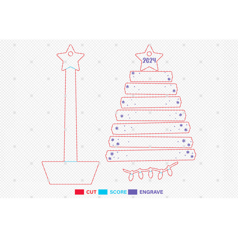 Personalized Christmas Tree Ornament Svg Family Tree Ornament Svg Christmas Lights Svg Christmas Sv 1