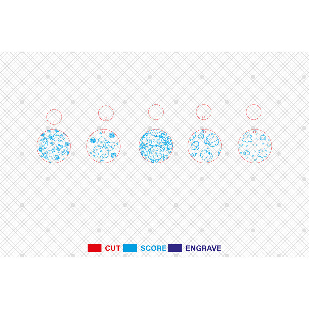 Halloween Geometric Earring Svg Bundle Halloween Ghost  Pumpkin Earring Svg Boho Earring Svg Hallow 1