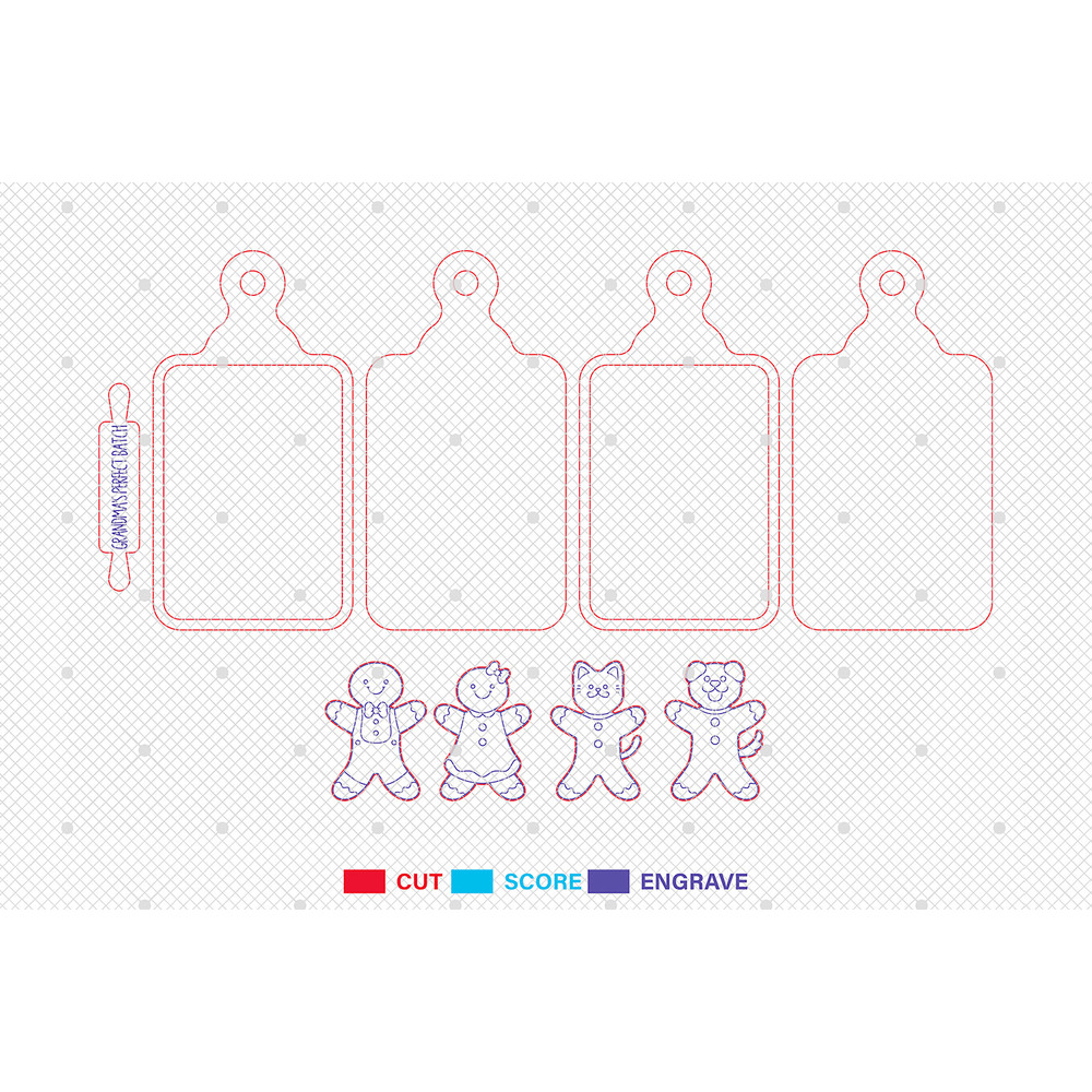 Personalized Gingerbread Christmas Ornament SVG 4D Shaker Ornament Svg Perfect Batch Ornament SvgCh 1