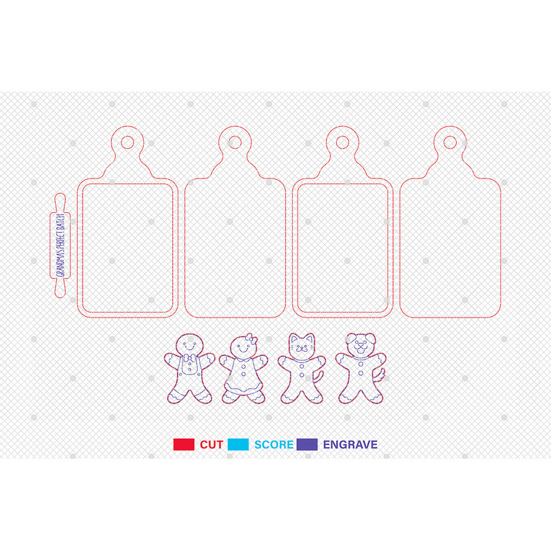 Personalized Gingerbread Christmas Ornament SVG 4D Shaker Ornament Svg Perfect Batch Ornament SvgCh 1