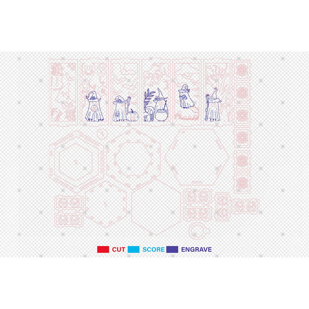 3D Floral Ghost Halloween Lantern Laser Cut FileHalloween Ghost Lantern Svg Boo Svg Halloween Candl 1