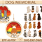 Custom Dog Name Ornament SvgDog Memorial Ornament SvgLoss Of Dog Ornament SvgDog Memorial Gift Orna 0