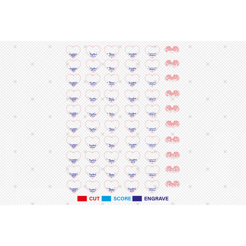 Personalized Grandchildren The Greatest Blessing Your Heart Will Ever Know Ornament Svg 1