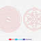 Spiral Snowflake Ornament Svg Round Hanging Svg Set Xmas Present Svg Christmas Tree Decoration Svg 1