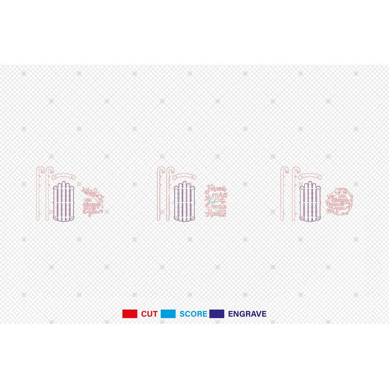 Cardinal Bird Sled Ornament Svg Memorial Vintage Wooden Christmas Sled Decor Svg Memorial Gift Svg 1