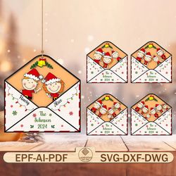 letter christmas ornament cutfile personalized svg, christmas glowforge svg, 3d letter ornament svg, christmas decor