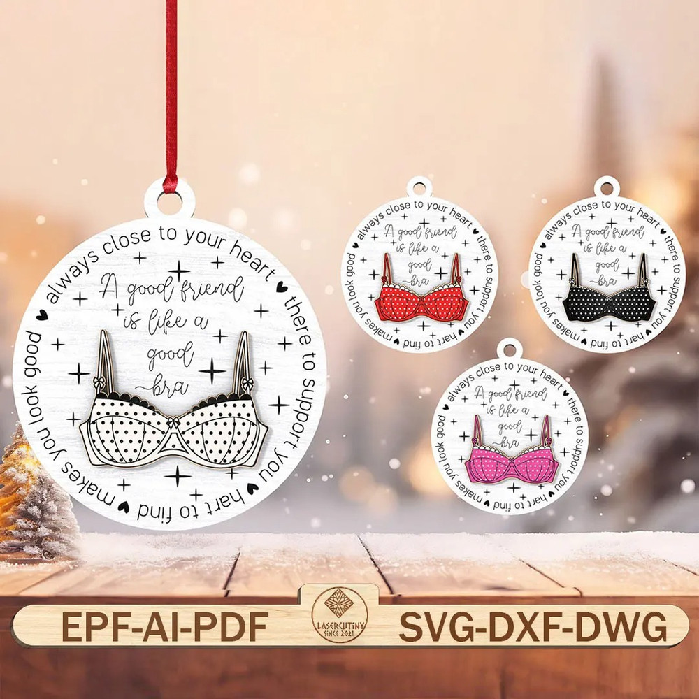Christmas Wood Sign Ornament Cut File Svg Christmas Ornament Svg Funny Friends Christmas Ornament S 0