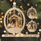 3D Nativity Ornament Svg Merry Christmas Bauble Svg Nativity Scene Lasercut File Svg Baby Jesus Svg 0