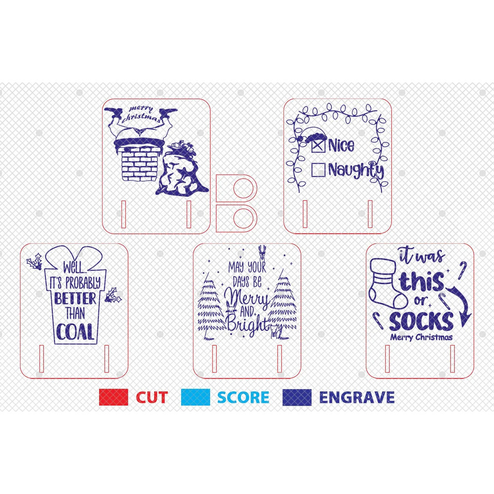 Christmas Money Holder Ornament Laser Cut Files Money Sign Christmas Ornament Svg Money Holder Svg 1