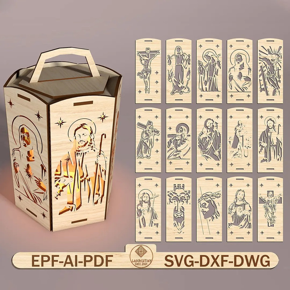 Jesus Christmas Lampcandle Cut File Svg Christianity Candle Lantern SvgJesus SvgNight Light Candle 0