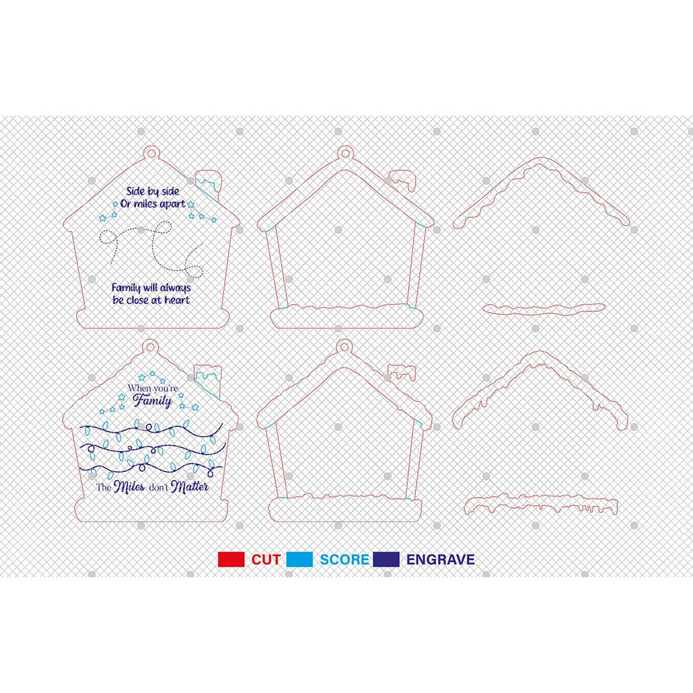 51 State Location Wood Ornament Svg Miles Apart Ornament Cutfile Svg 1