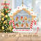 Personalized Gingerbread House Ornament SVG 4D Shaker Ornament Svg Gingerbread Cookie Ornament Svg 0
