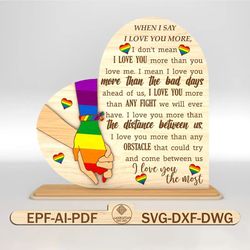 personalized lgbt couple hands heart sign svg, lgbtq couple svg, pride month svg,anniversary gifts svg, glowforge svg