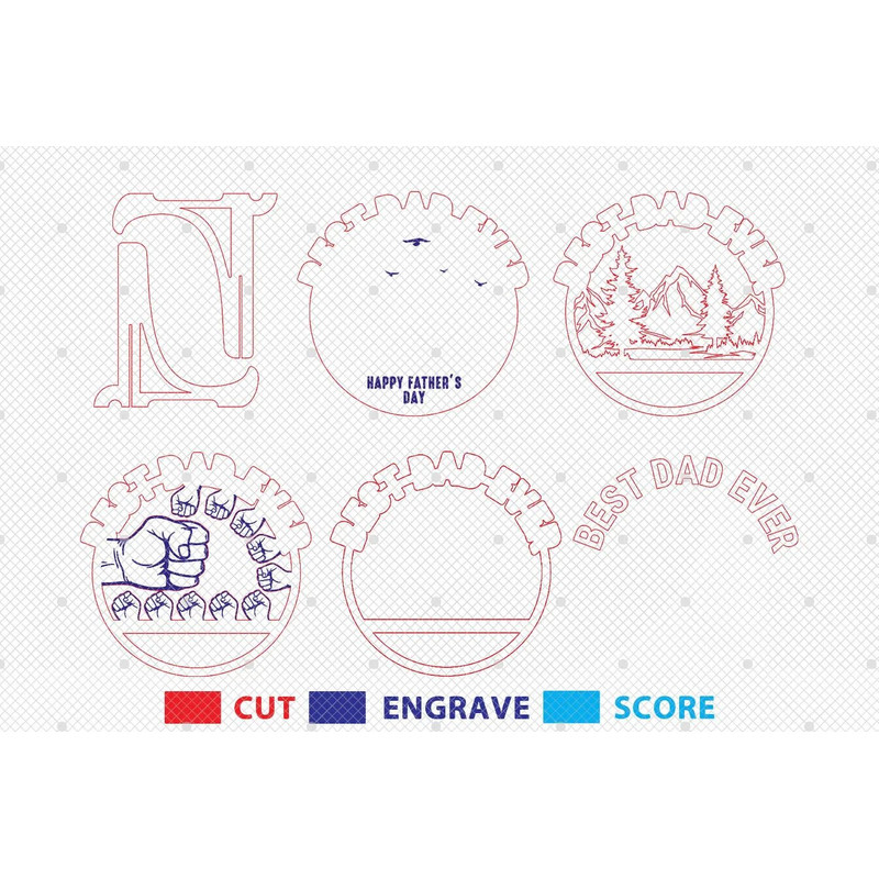 Personalized Dad And Kid Hands Fist Bump US Flag Sign SVG 1