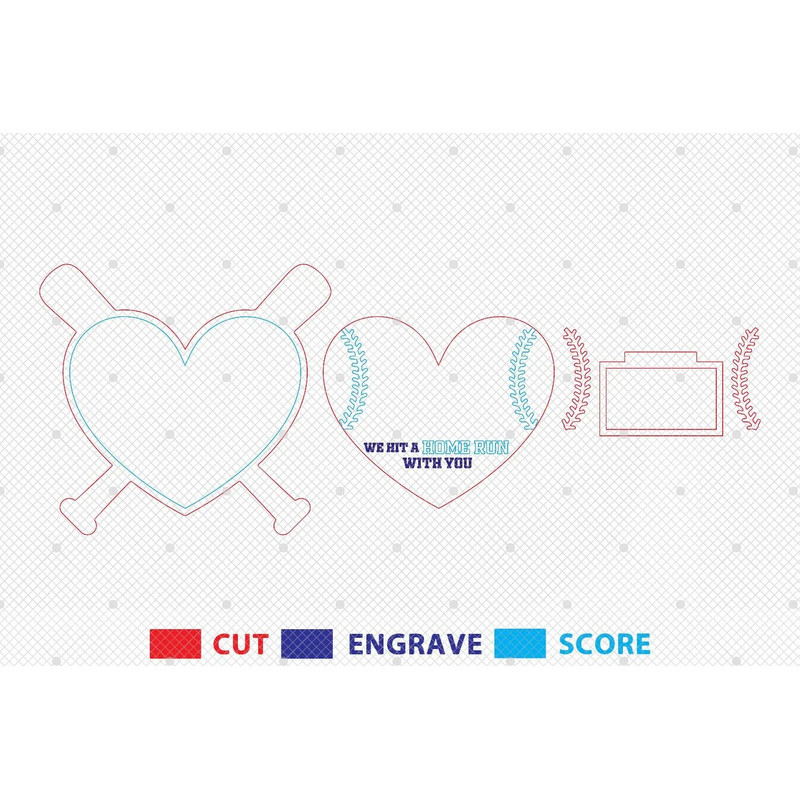 Personalized We Hit A Home Run With You Sign SVG Baseball Dad Svg Gift For Dad Fathers Day Gifts Sv 1