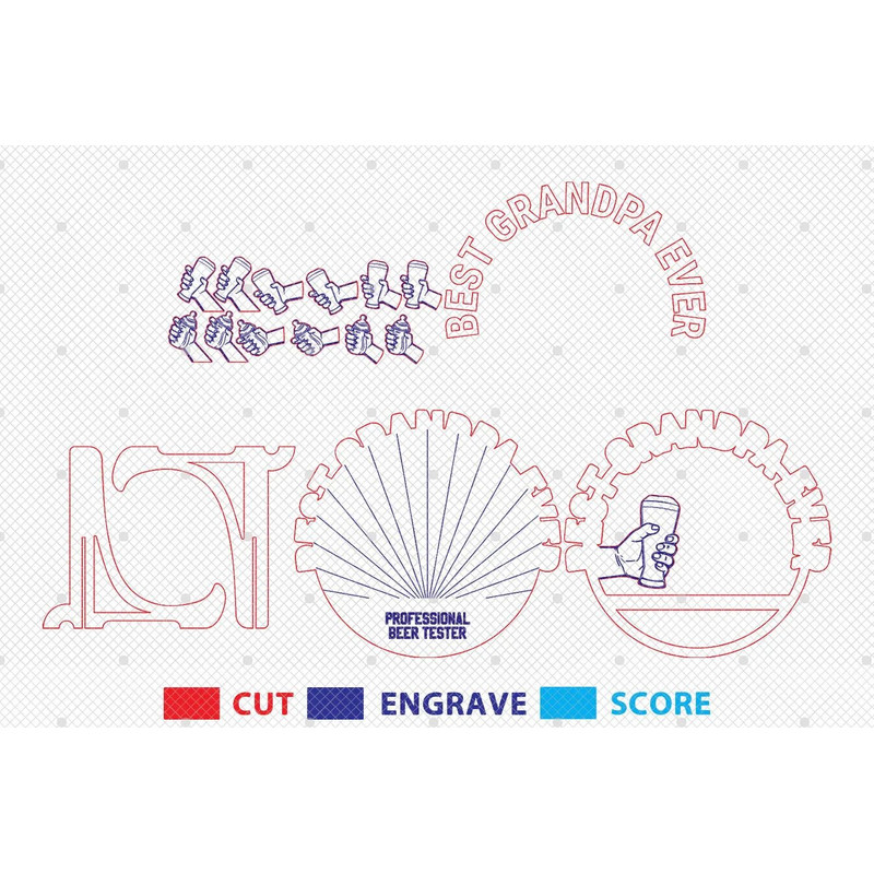 Personalized Beer Dad And Kid Hands Cheers Sign SVG Best Dad Ever Svg Gift For Dad Fathers Day Gift 1