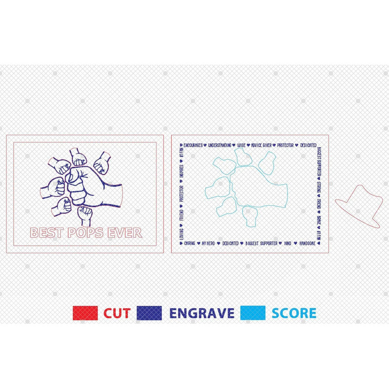 Personalized Dad And Kid Hands Fist Bump Sign SVG Best Dad Ever SvgSet 16 HandsGift For Dad Fathers 1