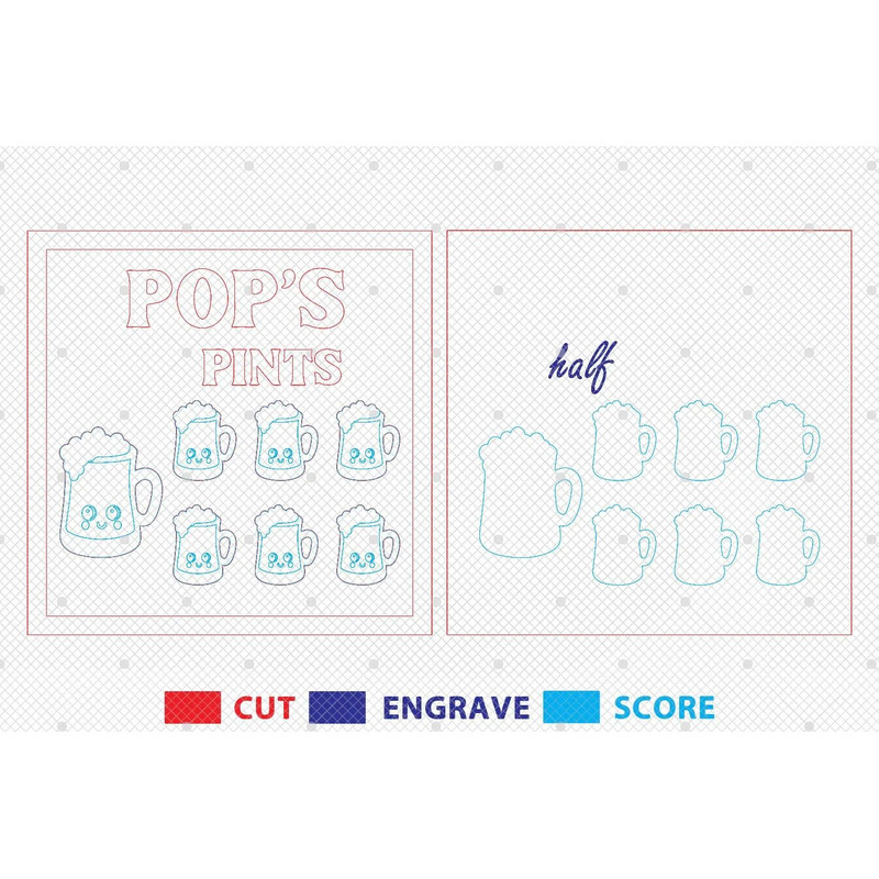 Personalized Daddys Half Pints Sign Svg Beer Dad Sign SVG Best Dad Ever Svg Gift For Dad Fathers Da 1