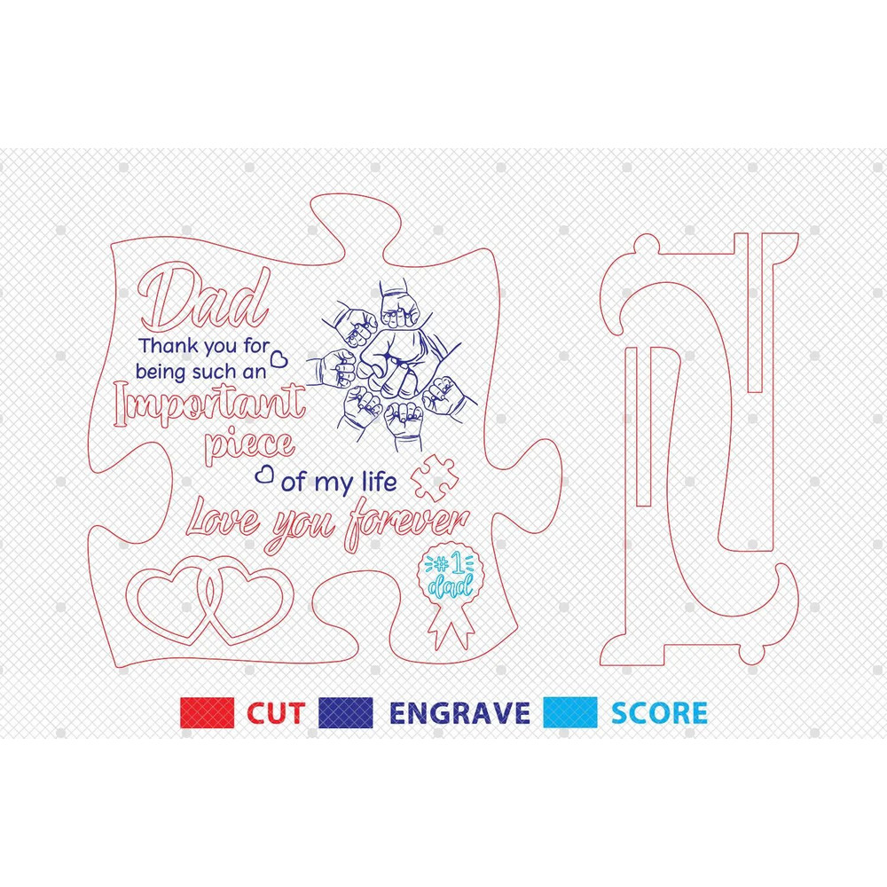 Personalized Dad And Kid Hands Stand Decor SVG Dad Piece Svg Gift For DadFathers Day Gifts SvgGlowf 1