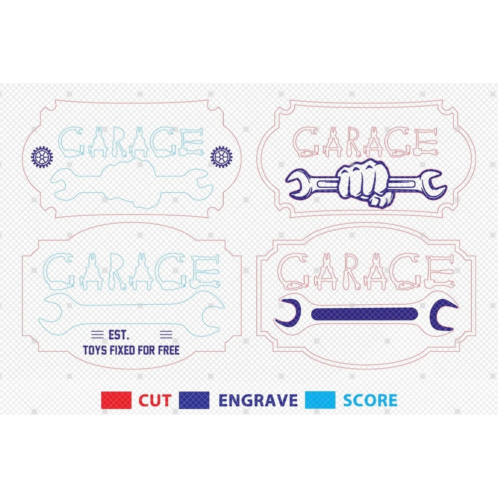 Personalized Dads Garage Sign SVG Mechanic Dad Sign Svg Dad Tools Svg Dads Workshop Svg Fathers Day 1