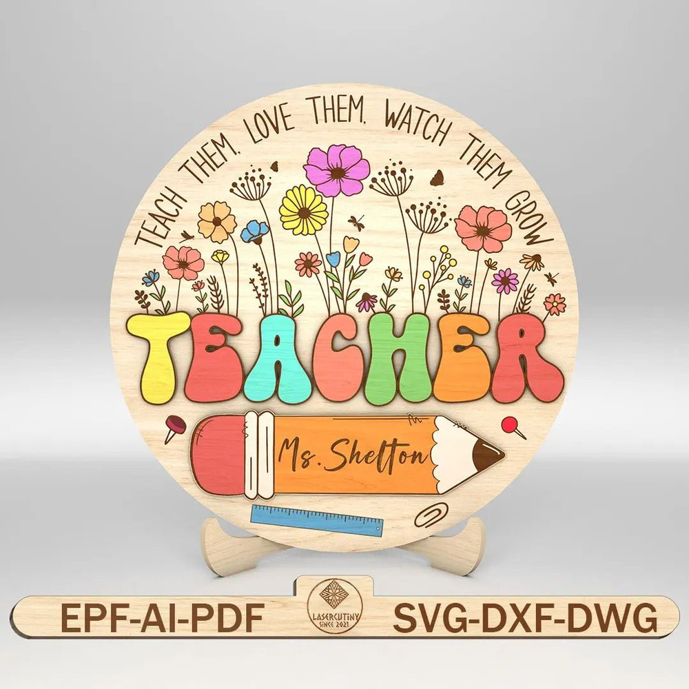 Gift For Teacher Glowforge Svg Files 0