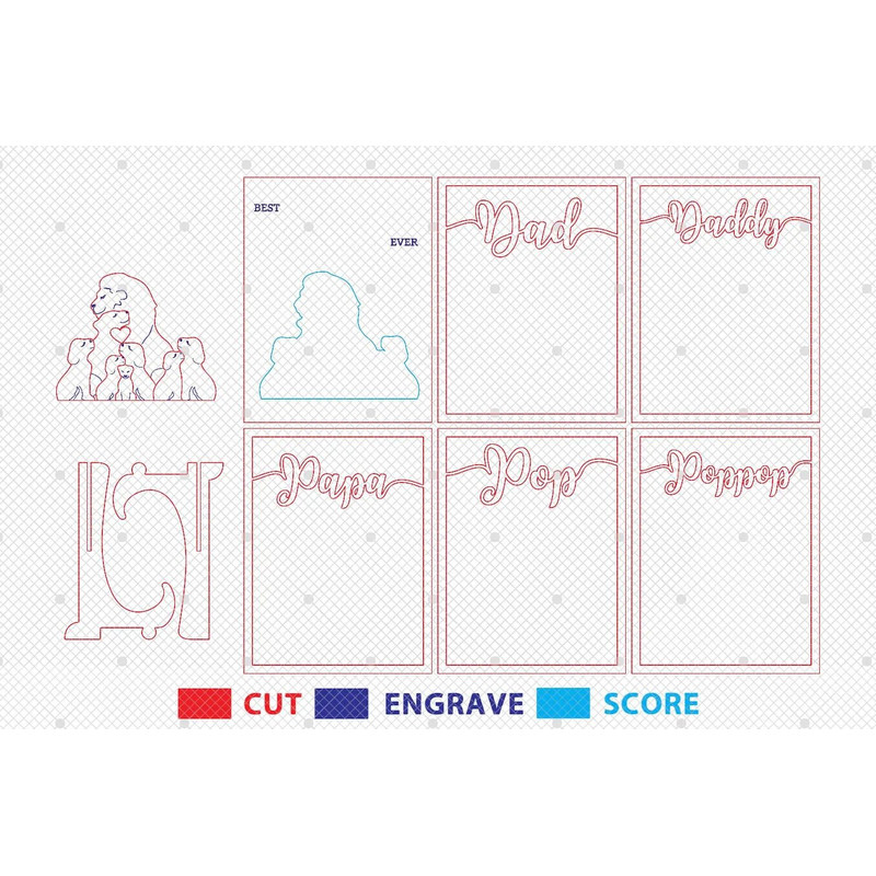 Personalized Best Dad Ever Sign Svg Lion Family Puzzle Piece SVG Gift For Dad Fathers Day Gifts Svg 1