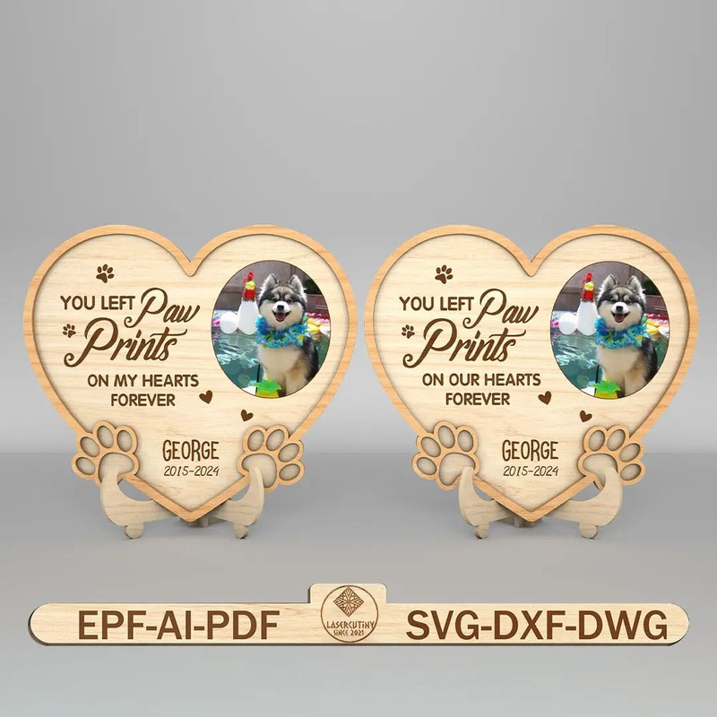 Personalized Custom Pet Loss Sign SVG 0