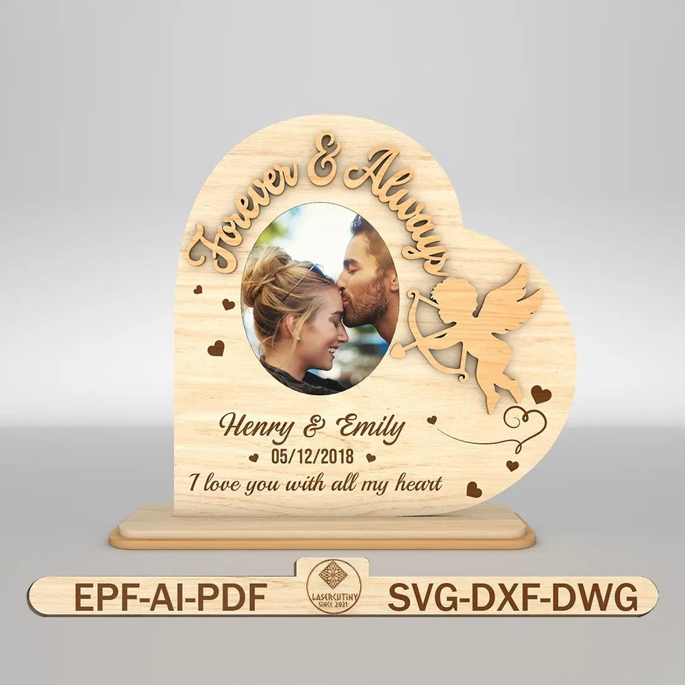 Personalized Couple Hands Together And Forever Sign SVG Gift For CoupleAnniversary Gifts Svg 0