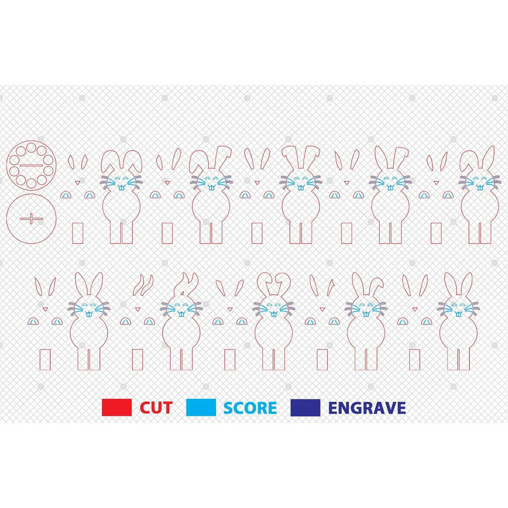 Happy Easter Money Cake Holder Svg Bunny Money Holder Svg Cardstock Money CakesCash Holder Svg 1