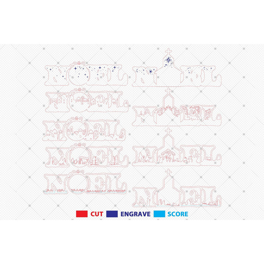3D Multilayer Nativity Scene Standing Svg Baby Jesus Svg Noel Church Lasercut File Svg Wooden Table 1