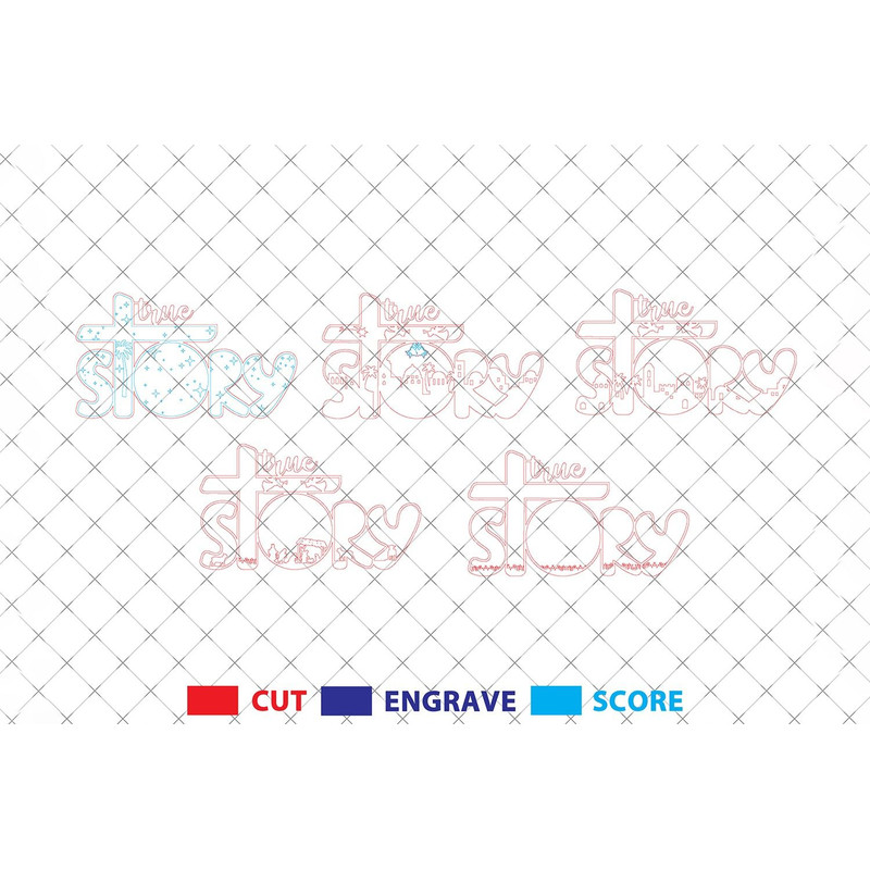 Nativity Multilayer Standing Decor SvgTrue Story Standing Layer Cut FileNativity Scene Svg Jesus Sv 1