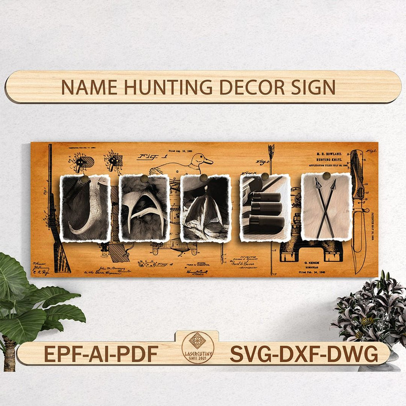 Hunting Room Decor Hunting Gifts For Men Father Day Cut Files 0