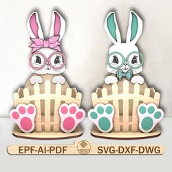 easter bunny basket svg,easter basket laser svg, easter bunny design for laser cut,easter decoration laser cut
