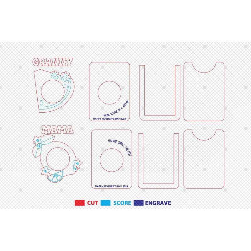 Gift For Mom Gift For Granny Svg Mother Day Photo Frame 1