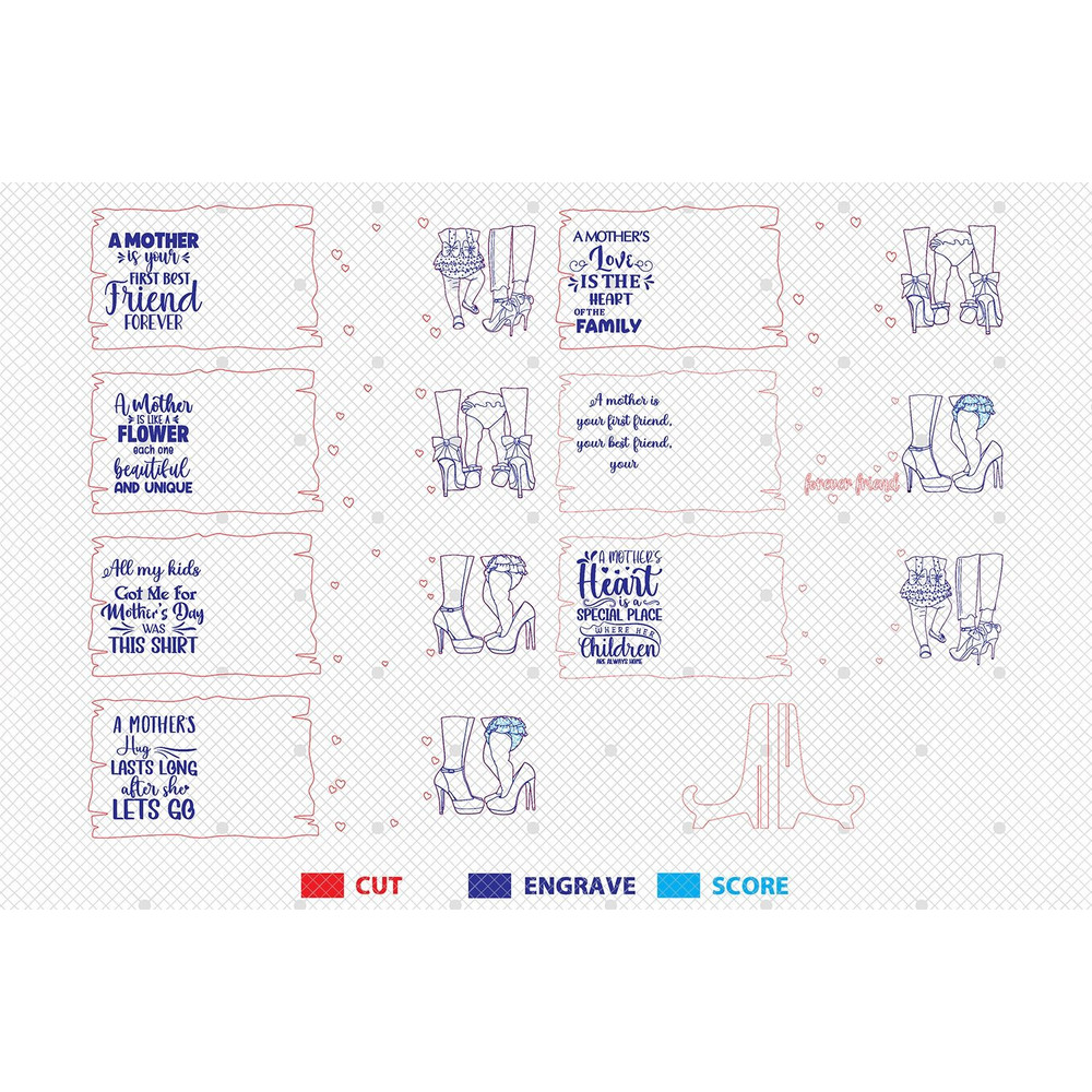 Mom And Son Multilayer Standing Shape Happy Mother Day Gift For Mom 1