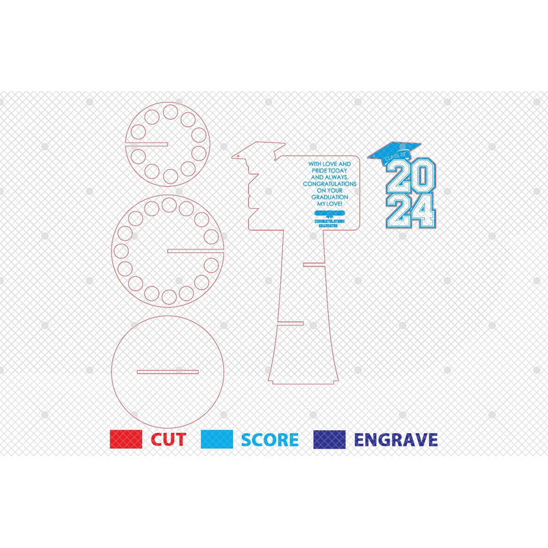 Bundle Graduation Money Cake Svg School Graduation Money Holder 1