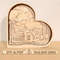 3D Multilayer Happy Valentines Standing Lasercut File SVG Wooden Heart Shaped Decor Svg 0