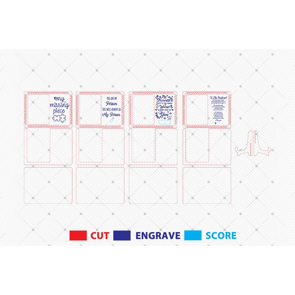 Personalized Valentines Day Photo Frame My Missing Piece Cutfile Svg Gifts For Your Significant Oth 1