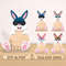 Easter Basket Laser Cut File SvgEaster Bunny Basket SvgEaster Decoration Laser CutEaster Bunny Desi 0