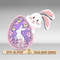 Multilayer Easter Bunny With Egg SVG Easter Day Svg Hello Spring Scene Art Svg 6 Layer Art Piece Fo 0