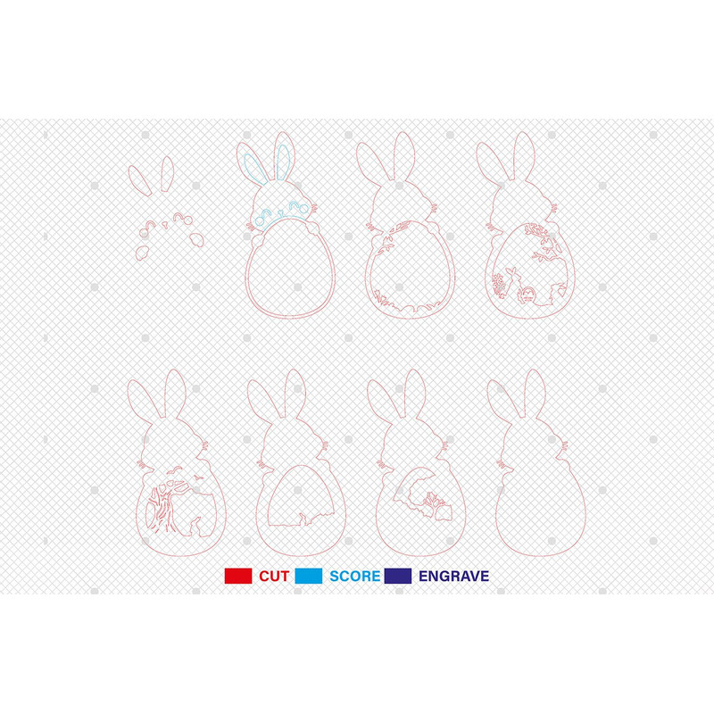 Multilayer Easter Story Faith Scene Art SVG Faith Svg Easter Day Svg He Is Risen Art Svg 1