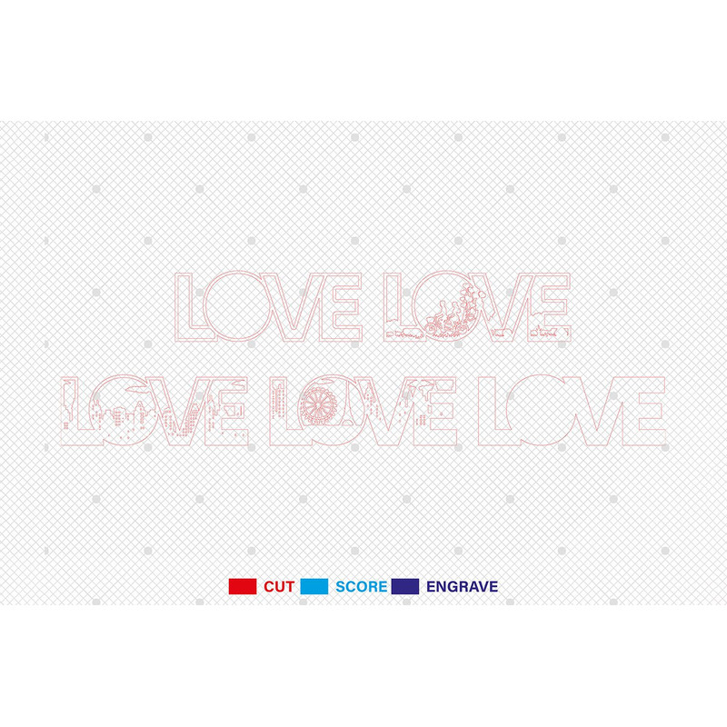 Multilayer Love Scene Art Svg 1