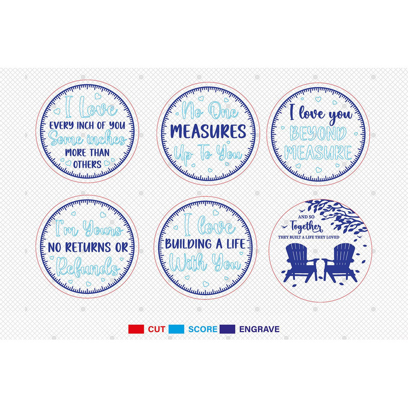 Personalized Couple And So Together They Built A Life Tape Measure Svg I Love Every Inch Tape Measu 1